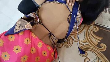 Desi maid seduces with big tits and rough pussy pounding