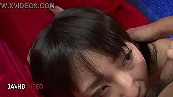 busty azusa nagasawa's sloppy blowjob leads to titty fuck