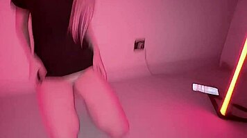 Insanely cute girl's sexy nipples bounce on tight ass and puffy pussy!