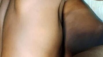 drunk bbw wife squirts from hubby's wet pussy licking christmas fuck