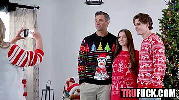 Petite Parker Ambrose Serena Hill Xmas Creampie Frenzy