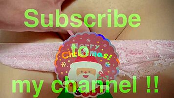 christmas virgin shows shaved pussy close-up first time