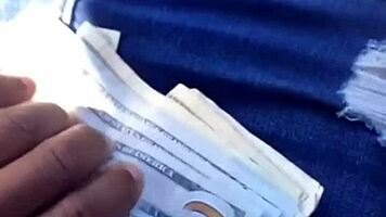 desperate cash turns her tight pussy dripping wet for cash pounding