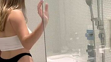 Megnutt02 Soapy Shower Tease with Tits and Big Ass Display