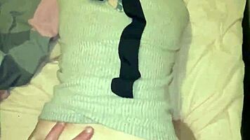stepmom begs stepson to fuck her hard in the kitchen