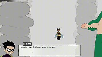 bumblebee sneaks steamy bathroom fun in 18titans