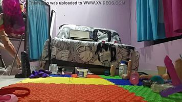 chastity device leads to wild anal play 😈🔥