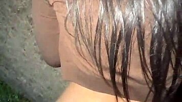 Caught in a secretive street rendezvous with mysterious stranger