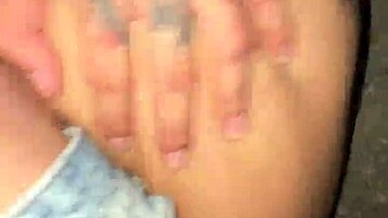 Caught in a secretive street rendezvous with mysterious stranger