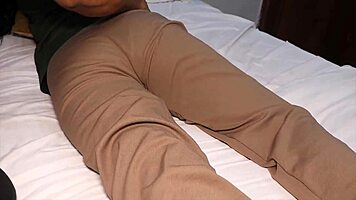 In the shadows of Hyderabad, innocent beauty's virgin pussy gets shattered by imam's monster cock in first-time doggystyle creampie