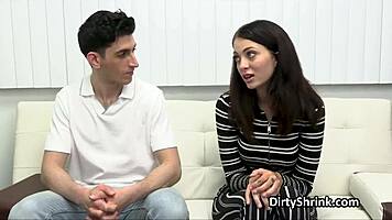 our hot threesome with milf doctor feels so damn good