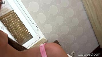 18yo skinny lili charmelle rides huge cock for messy creampie in tight pussy