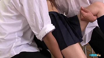 Lucky Dudes Eat Puffy Clit Pussy Before Hard Doggystyle Bent Over Fucking