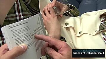 really HORNY oriental teen with small tits gets BENT OVER for DOGGYSTYLE pussy pounding