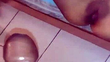 Wife's tight ass takes huge BBC in raw cuckold ride