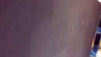 hey, check this jean overalls upskirt while shopping outdoors