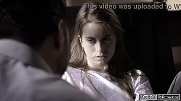 troubled teen submits fully to psychiatrist's dominant control