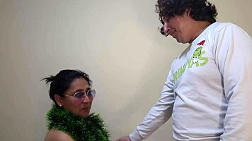 Chatting about pounding her tight pussy on her first cock ride ever