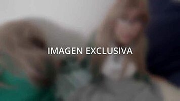 Three college students homemade threesome two petite latina friends first kiss party fuck