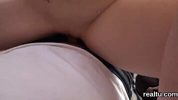 czech teen teased in mall, now pov penetrated hard 😏 strip and fuck!