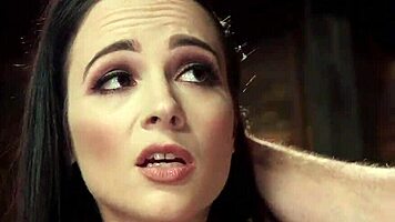 Petite babe endures deepthroat whipping domination