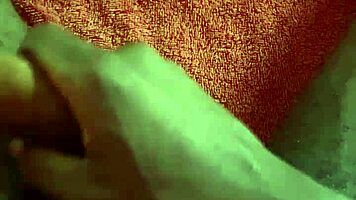 Hey, watch this huge cock explode with cum while jerking off in the bedroom!