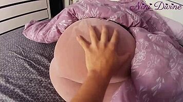 i finger her tight pussy lips craving that big round ass pound