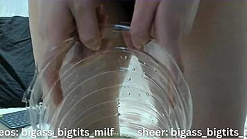 Watch her pee fetish play with wet pussy spreading juicy lips and squirting everywhere!