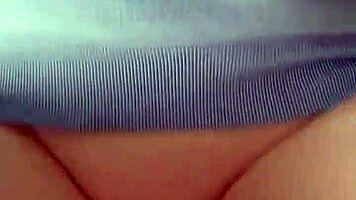curious babe caught masturbating gets her tight pussy filled with cum