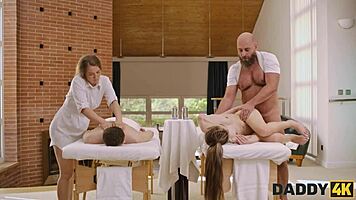 Daddy4K Gives In To Brunette Teen Anal Tits Pounding