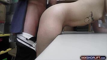 What happens when cute half-asian shoplifter gets caught?