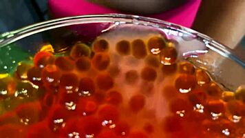 give me all your cum in this food fetish handjob