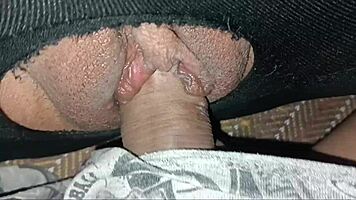early morning she rubs rough ass and pussy to explosive orgasm