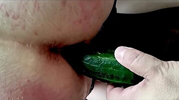cucumber double penetration stretches tight anal amazingly