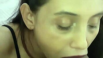 petite moans intensely from anal thrill then savors old man's cumshot