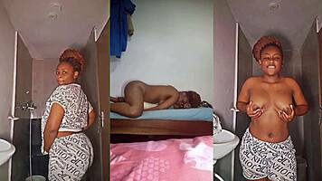 ebony perky tits pillow humping compilation