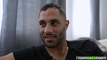 Hey, check this big-titty babe riding hard after slurping cock