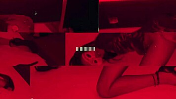 Skinny wife chokes on cocks in bisexual orgy creampie frenzy while husband watches