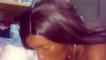 Black Slut Delivers Ultimate Hostel Handjob Blowjob