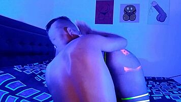 Colombian Amateur's Big Ass Spanked Red in Lingerie POV