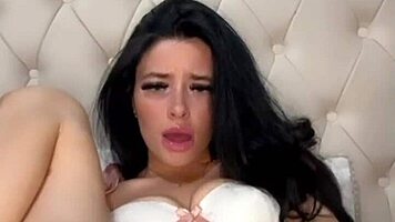 american coed's horny solo toy squirting webcam frenzy