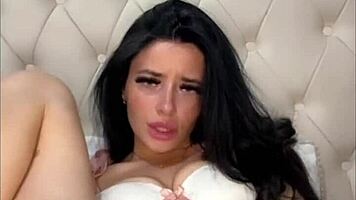 american coed's horny solo toy squirting webcam frenzy