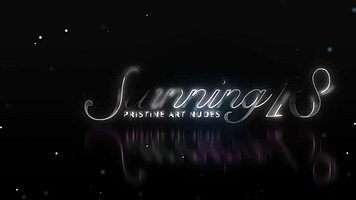 curly pamela e strokes shaved pussy with mommy's thick dildo