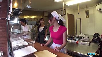 he slaps her thigh hard watching the red mark then fucks deep