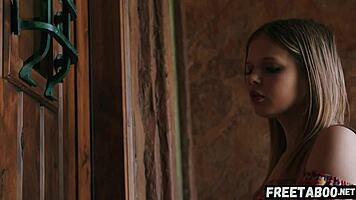 Babysitter Coco Lovelock joins kinky couple for steamy threesome fingering creampie