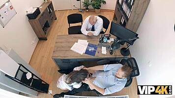 Seduced by Young Beauty's Irresistible Office Temptation