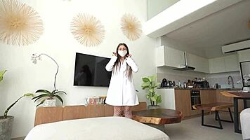 house call turns into pounding missionary and doggy frenzy!