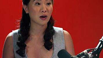 Kimmy Kimm Masturbates Hairy Pussy to Orgasm