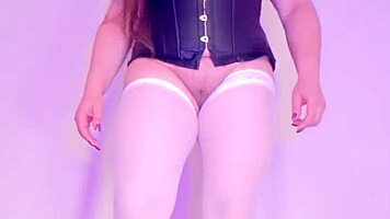 Bar maid films solo masturbation videos for customer sales part 1