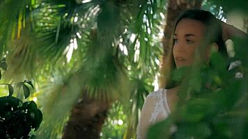 Cute Petite Hairy Bush Hottie Cums Hard!